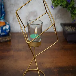 Craftlayout Gold-Toned Candle Holder-image-34