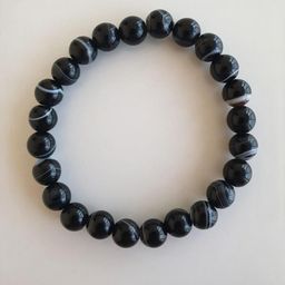 Divine souvenirs Unisex Artificial Beaded Elasticated Bracelet-23
