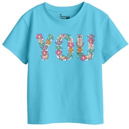 BonOrganik Girls Printed Pure Cotton T-shirt-23