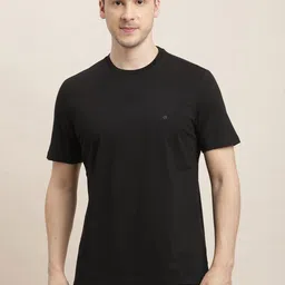 Turtle Men Solid Round Neck Cotton Slim Fit T-shirt-picture-32