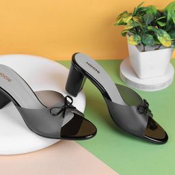 Mochi Women Embellished Block Mules-84