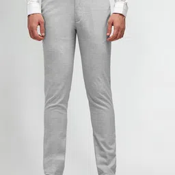 Arrow Men Slim Fit Mid-Rise Flat-Front Formal Trousers-picture-15