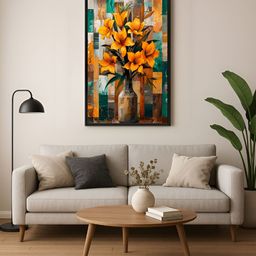 999Store Canvas Floral Wall Paintings-image-10