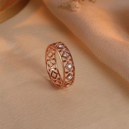 Mia by Tanishq Women 14KT Gold & Diamond Finger Ring-1.88g-image-11