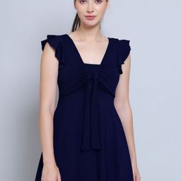 MEGASKA V-Neck Swimming Dress-image-94