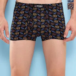 T.T. Pack Of 3 Assorted Cotton Snug Fit Mini Trunks - DES_PRNT_MINI_IE_PO3_NSB_95-5