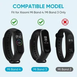 Flipkart SmartBuy Bands for Mi Band 4/3 Compatible For Mi BAND M3 & M4 (Not For M2) Smart Band Strap image 2