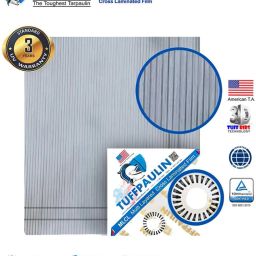 12FTX15FT-120GSM-SILVER Tent - For Truck body, Car, Bike, Grain Covers, Pond Liners-image-14