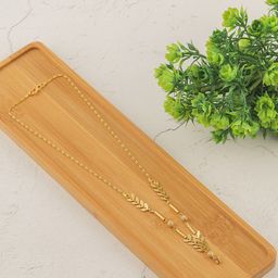 Brandsoon Gold-Plated Leaf Brass Necklace-27