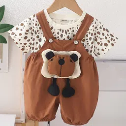 INCLUD Boys Printed T-Shirt With Dungaree-29