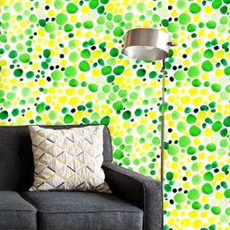 ArtzFolio Printed UV-Resistant Anti-Bacterial Watercolor Dots Peel & Stick Wallpaper-image-38
