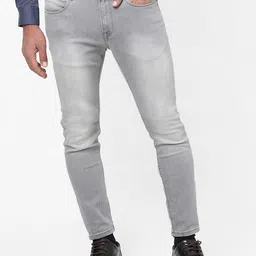 The Collection Men Mid-Rise Heavy Fade Slim Fit Jeans-image-87