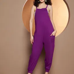 BRINNS Shoulder Straps Cotton Basic Jumpsuit-image-70