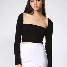Bonkers Women Delilah Square Neck Crop Top-picture-38