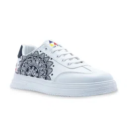 Colour Kicks Men Round Toe Textured Sneakers-picture-43