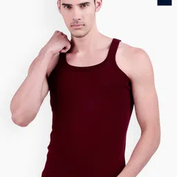 inner element Pack Of 2 Cotton Ribbed Gym Vests 111_GYMVEST_PK2_MAROON_NAVY_-image-47