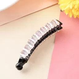 Silvermerc Designs Women Embellished Banana Clip-35