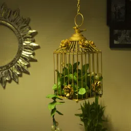 Gold Metal Hanging Lantern-picture-10
