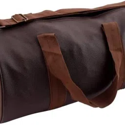 20 L Gym Duffel Bag - DB_Leatherite Fitness Gym Bag/Duffel Bag/Travel Bag/Sports Bag - Brown-image-20