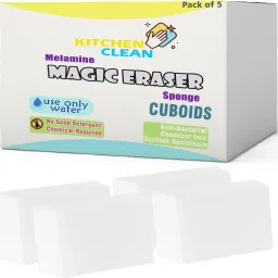 Kitchen Clean Magic Eraser Cuboid Wall Stain Lime Scale Hard Water Stain Remover Scrub Sponge-15