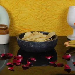 300ml Handmade Marble Multi- Utility Serving Bowl (Black)-image-64
