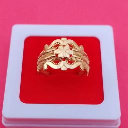 Ful Gleaming Gold Ring For Women Alloy Gold Plated Ring-image-46