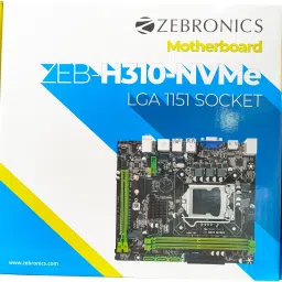 ZEBRONICS ZEB-H310-NVMe LGA1151Socket Micro-ATX Intel H310 Chipset DDR4 Motherboard for Desktop image 3