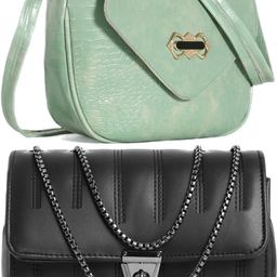 reprox Green, Black, Black Women Sling Bag Stylish Forever Young Sling Bag For Women And Girls-picture-40