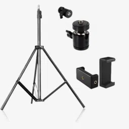 ZAXART professional tripod with clip in low price Monopod , Tripod Kit Ring Flash image 2