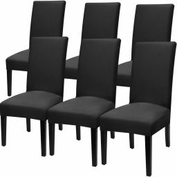 Polyester Plain 1 Seater Chair Cover-image-90