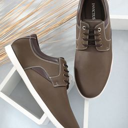 INVICTUS Men Brown Synthetic Leather Casual Derbys-image-51