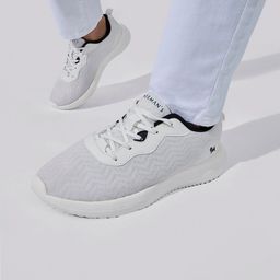 NEEMANS v Textured Lace Up Mesh Sneakers-image-78