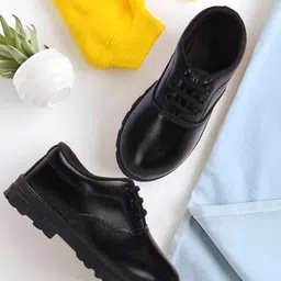 SPRENGE Boys Lace-up School Shoes-image-25