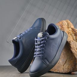 SPYKAR Men Textured Comfort Insole Lace-Ups Sneakers-image-19