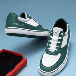 Flying Machine Men Colourblocked Comfort Insole Lace-Ups Sneakers-picture-11