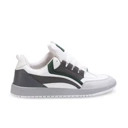 RUN SEVEN Men Colourblocked PU Sneakers-picture-45