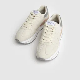 Pepe Jeans Women Rusper Minimal Textured Comfort Insole Basics Sneakers-55