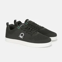 United Colors of Benetton Men Woven Design Lightweight Sneakers-picture-57