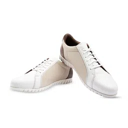 Paragon Men Colourblocked Leather Sneakers-image-7