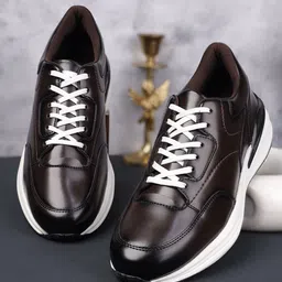 LOUIS STITCH Men's Leatherette Sneaker Cushioned Casual Shoes-image-2