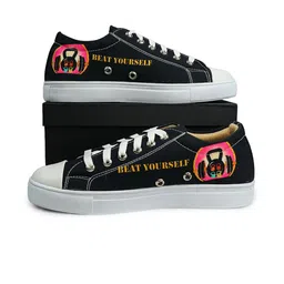 KobSook Men Printed High-Top Sneakers-picture-41