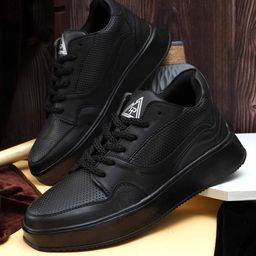 Hundo P Men Lace-Ups Round Toe Sneakers-image-54