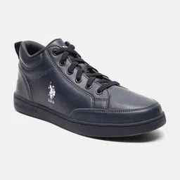 U S Polo Assn Men Navy Blue PU Sneakers-image-78