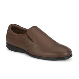 Egoss Men Round Toe Leather Slip-On Sneakers-picture-48