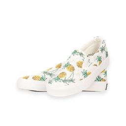 happywagon Women Printed Canvas Lightweight Slip-On Sneakers-image-94