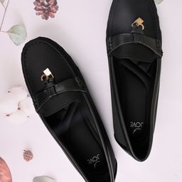 Jove Women Round Toe Slip-On Loafers-image-59