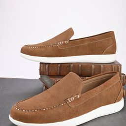 Mast & Harbour Men Suede Slip-On Sneakers-50