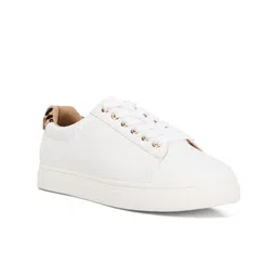 London Rag Women Woven Design PU Slip-On Sneakers-image-49