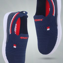Sparx Boys Textured Slip-On Sneakers-57