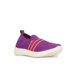 Bubblegummers Girls Purple Woven Design Slip-On Sneakers-image-43